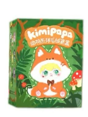 Kimipapa Fluffy Animal Series Blind Box Plush Pendant, Confirmed Angel Pig